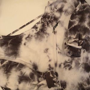 Cropped fleece sweater